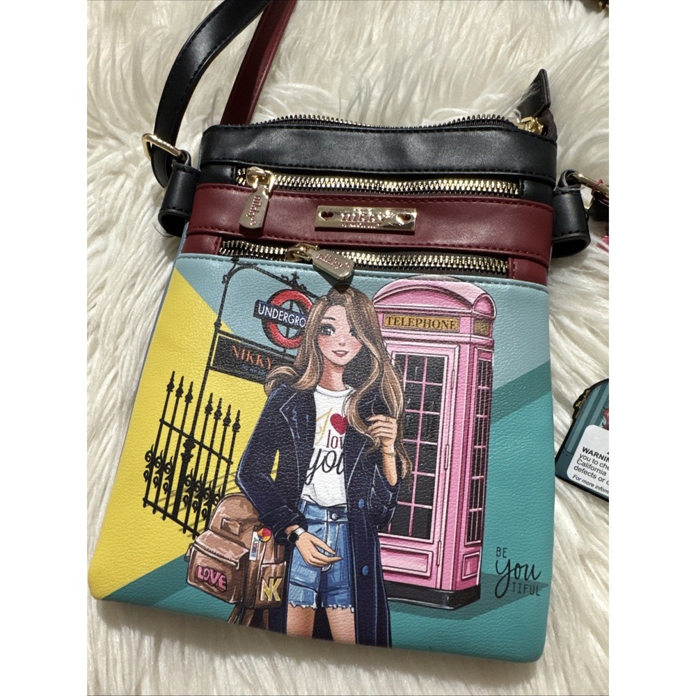 Nikky By Nicole Lee Fancy Cross Body Bag BEyouTIFUL NWT